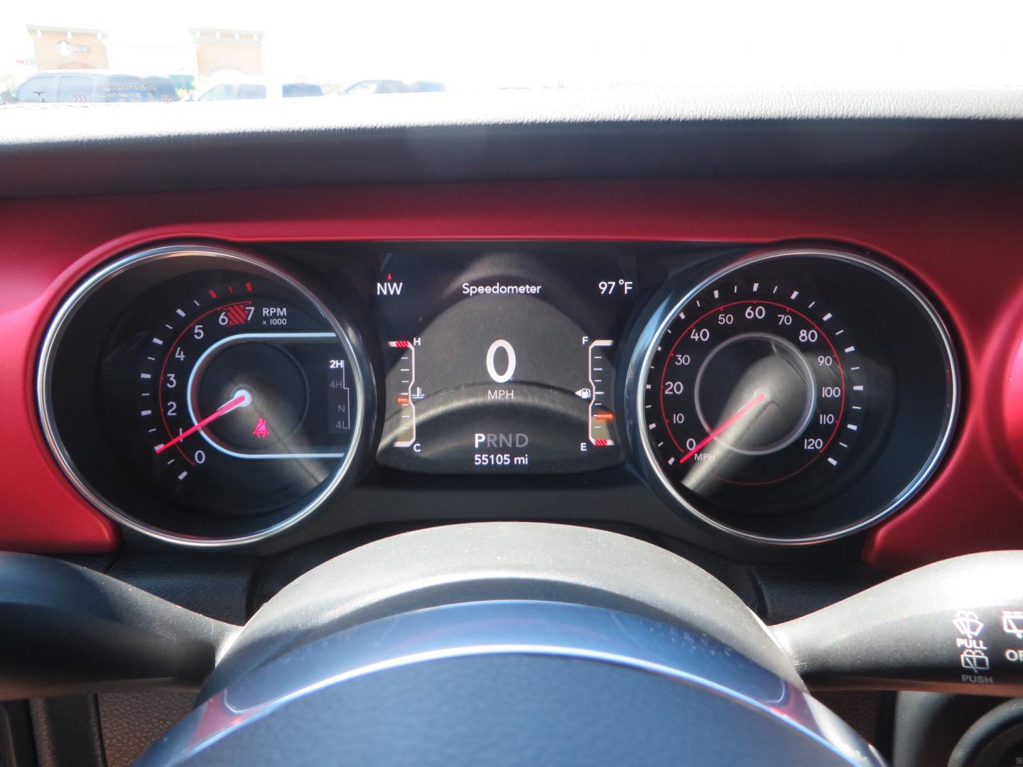 2019 Red /Black Jeep Wrangler Unlimited Rubicon (1C4HJXFN7KW) with an 2.0L L4 DOHC 16V TURBO engine, automatic transmission, located at 2630 Grass Valley Highway, Auburn, CA, 95603, (530) 508-5100, 38.937893, -121.095482 - Rubicon JL ready for all of your offroad adventures. This Jeep is sitting on a Rubicon Express lift kit, RE 2.5 Extreme series shocks, 17" Method bead grip wheels, 37" BFG KO2 tires, EVO front bumper, Warn winch, Road Armor rock slliders, and a HD Jeep spare tire carrier. - Photo#36